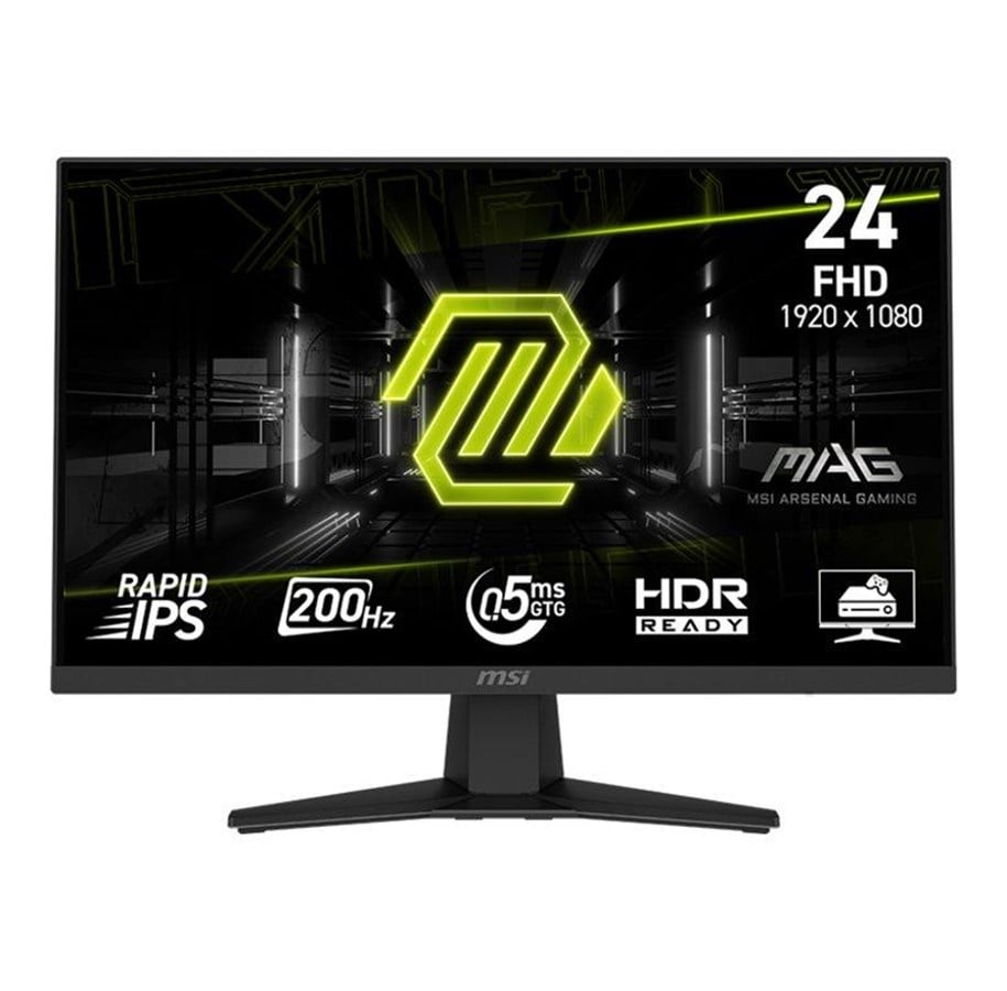 Monitor - 24" MSI MAG 244F - 1920x1080 (FHD) - 200Hz - Fast IPS - MAG 244F
