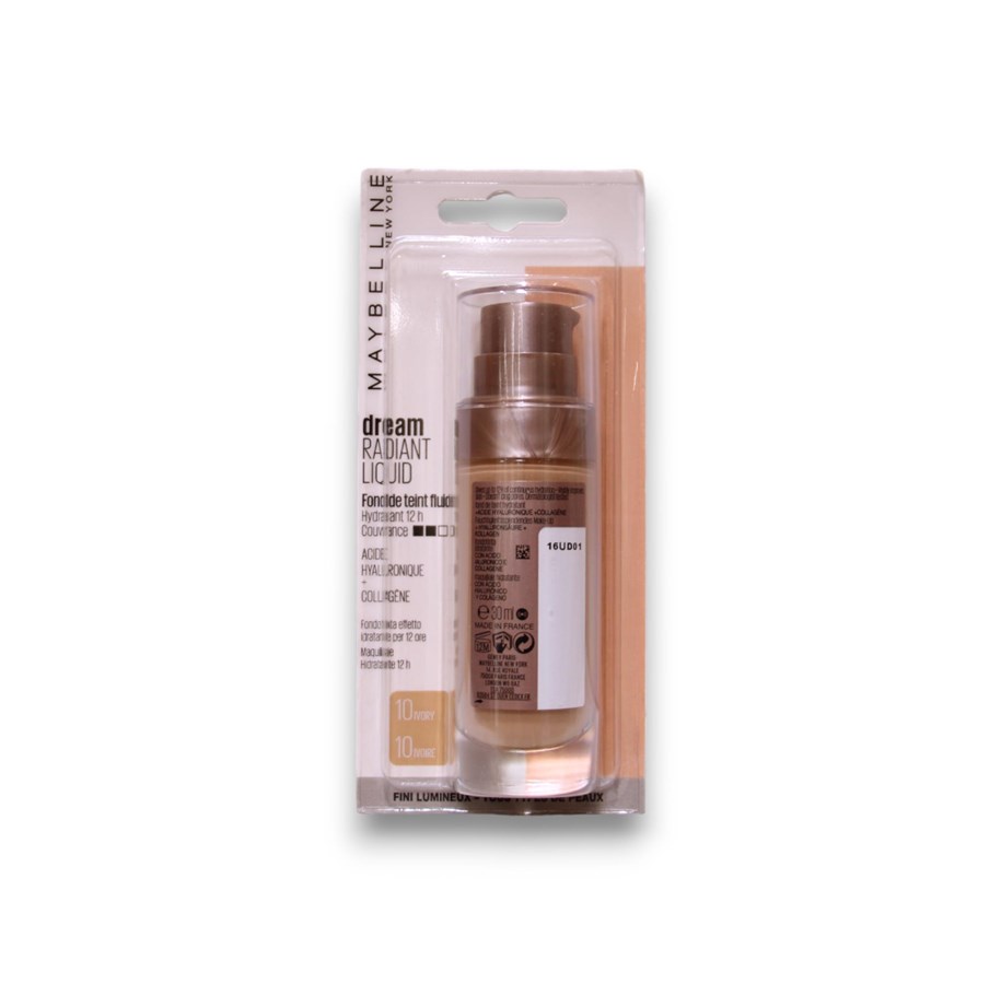 Make-Up - L'Oréal Paris Maybelline Dream Satin Liquid Foundation 10 Iv - 3600531459291