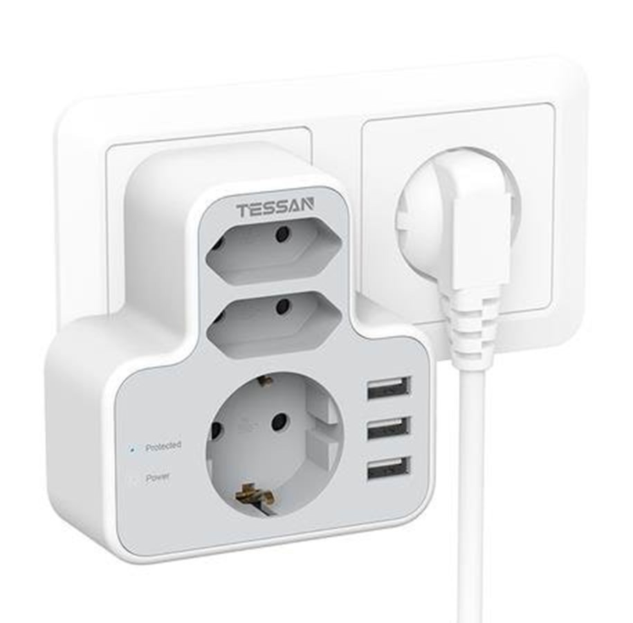 Smart-Home - Tessan TS‑327 Smart Wall Socket - TS-327