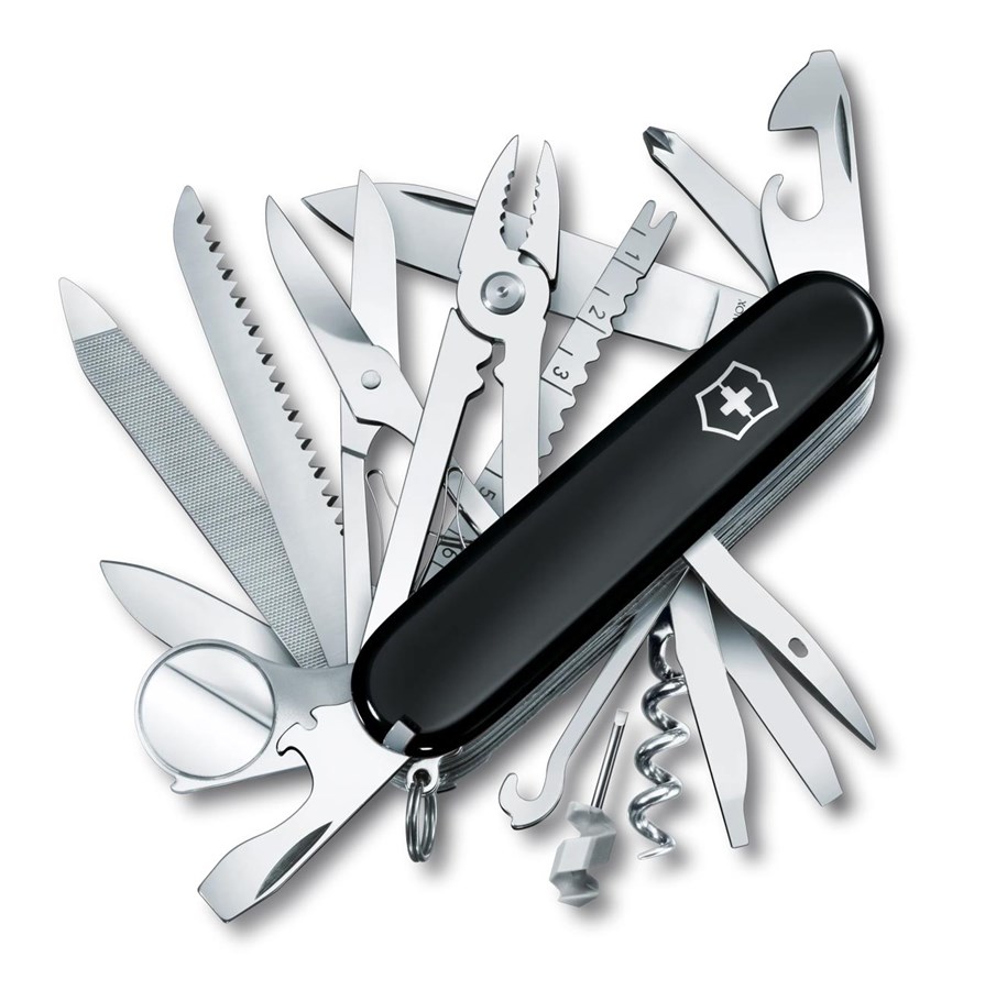 Multifunktionswerkzeuge - Victorinox Swiss Champ (Black) - V-1.67 95.3