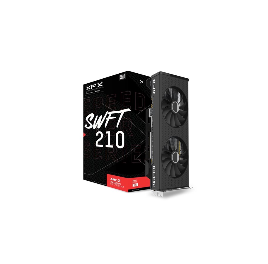 Grafikkarte - XFX Radeon RX 7700 XT Speedster SWFT 210 Core - 12GB GDDR6 RAM - Grafikkarte - RX-77TSWFTFP