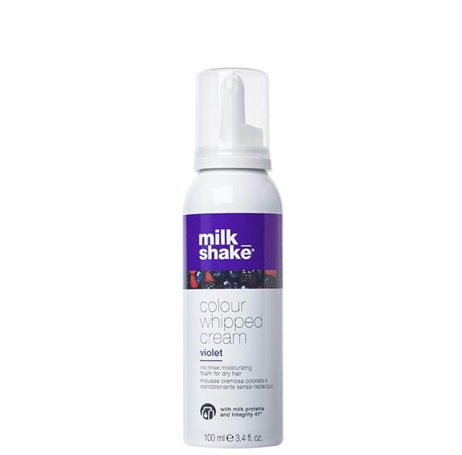 Haircare - Milk Shake - Colour Whipped Cream Organic Fruit Extracts Hair Colour Leave-In Mousse  Violet 100 ml - 8032274101888
