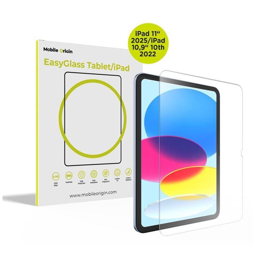 Tablets - Anderes Zubehör - Mobile Origin EasyGlass iPad 11" 2025/iPad 10.9" 10th 2022 - FRL-EG-iPD11