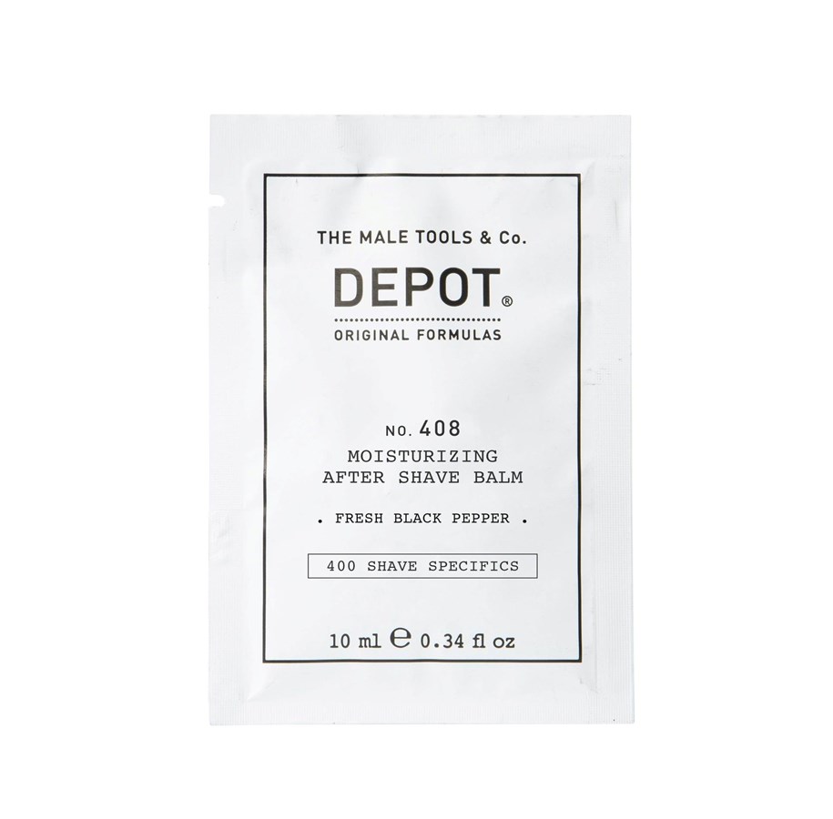 Gesichtspflege - Depot 400 Shave Specifics No. 408 Fresh Black Pepper Moisturizing After-Shave Balm 10 ml - 8032274011545