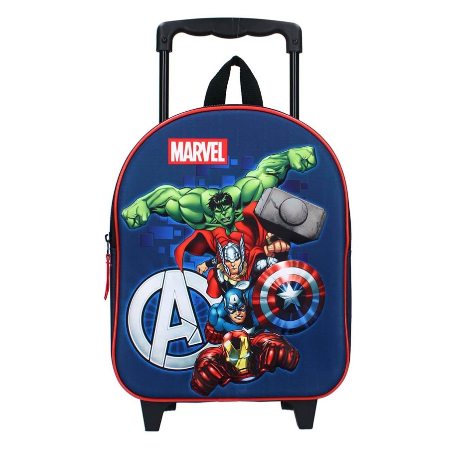 Schul-Zubehör - Marvel Avengers 3D Trolley Backpack Great Escapes - 202-00049