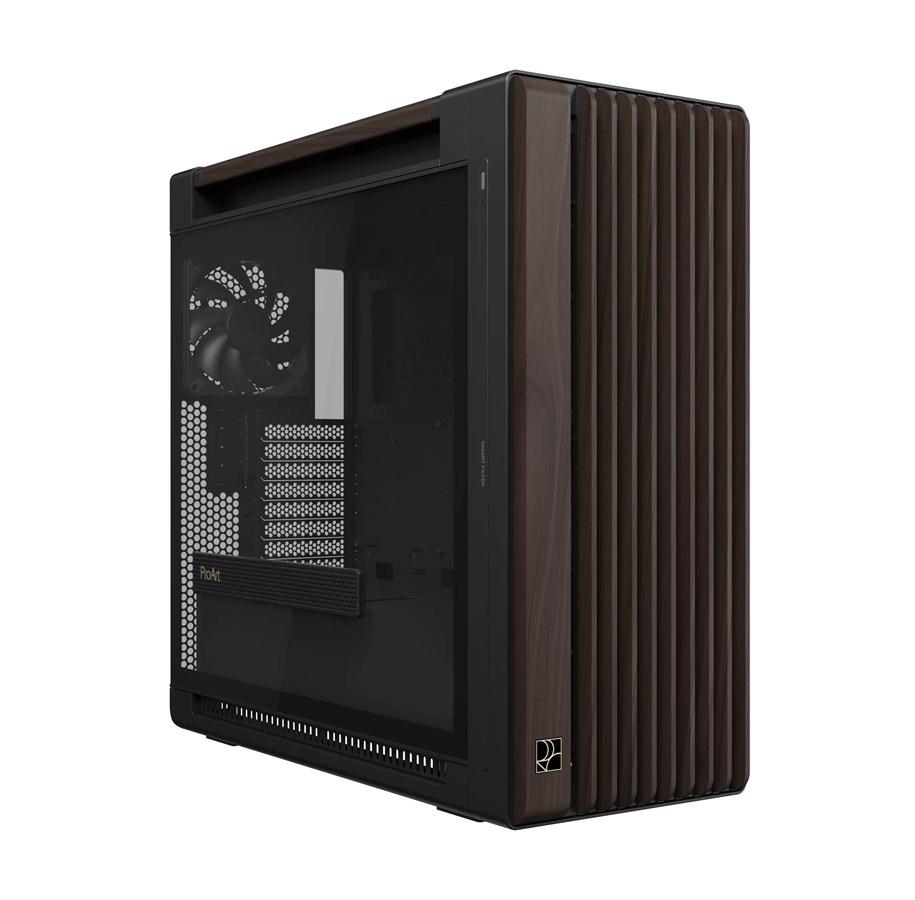 Gehäuse - ASUS PROART PA602 Walnut Wood TG - Gehäuse - Miditower - Braun - 90DC00J0-B09030