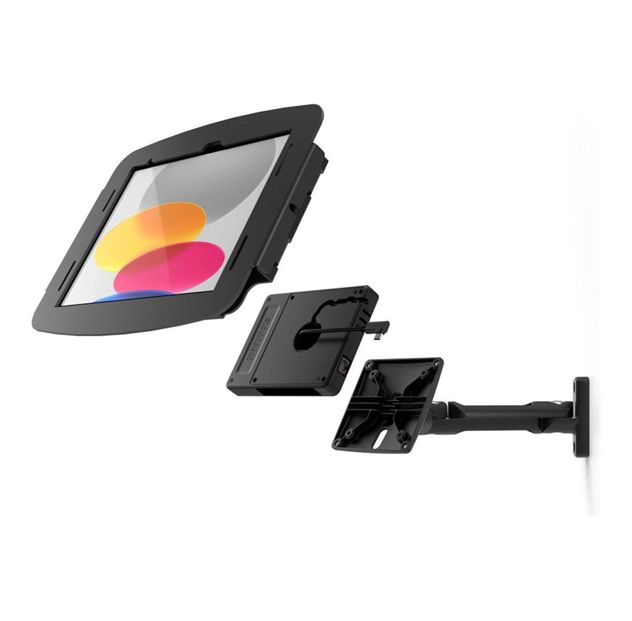 Wandhalterungen, AV-Halterungen & AV-Möbel - Compulocks iPad Air 10.9" (4-5th Gen) Space Enclosure Swing Wall Mount Plus Hub - Max - recommended for - 827B109IPDSBH01