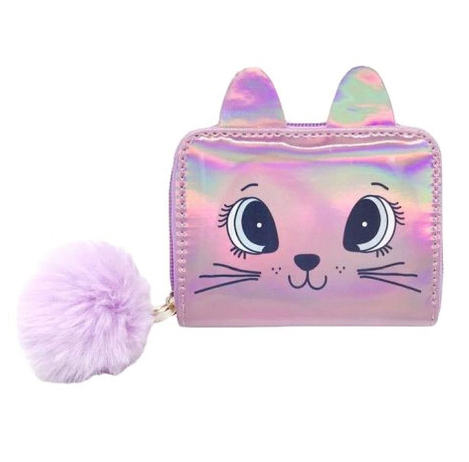 Schul-Zubehör - Tinka WALLET HOLOGRAPHIC CAT ROSA  WALLET - 8-801735