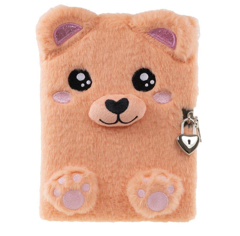 Blöcke, Formulare und Notizbücher - Tinka DIARY PLUSH TEDDY ABRIKOS - 8-802164