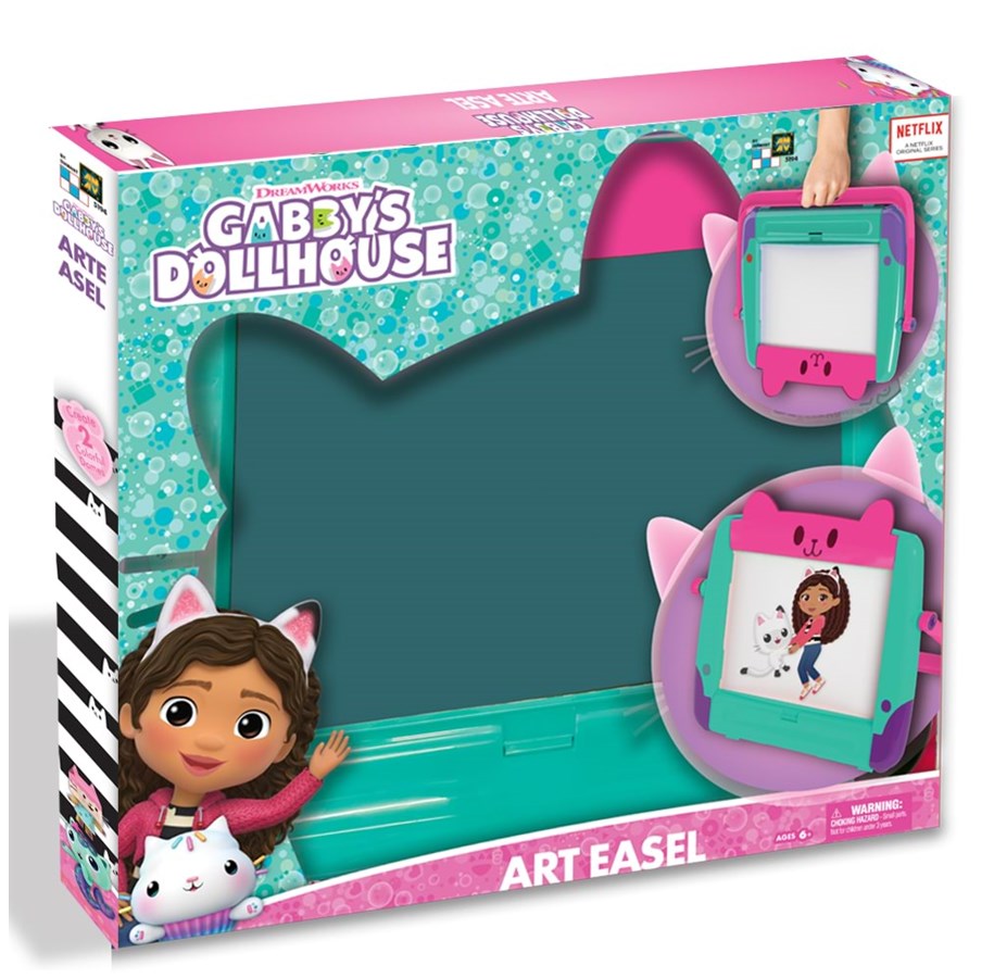 Kreativ-Spiele - Diamant Gabby's Dollhouse 4-i-1 Art Easel - 107110