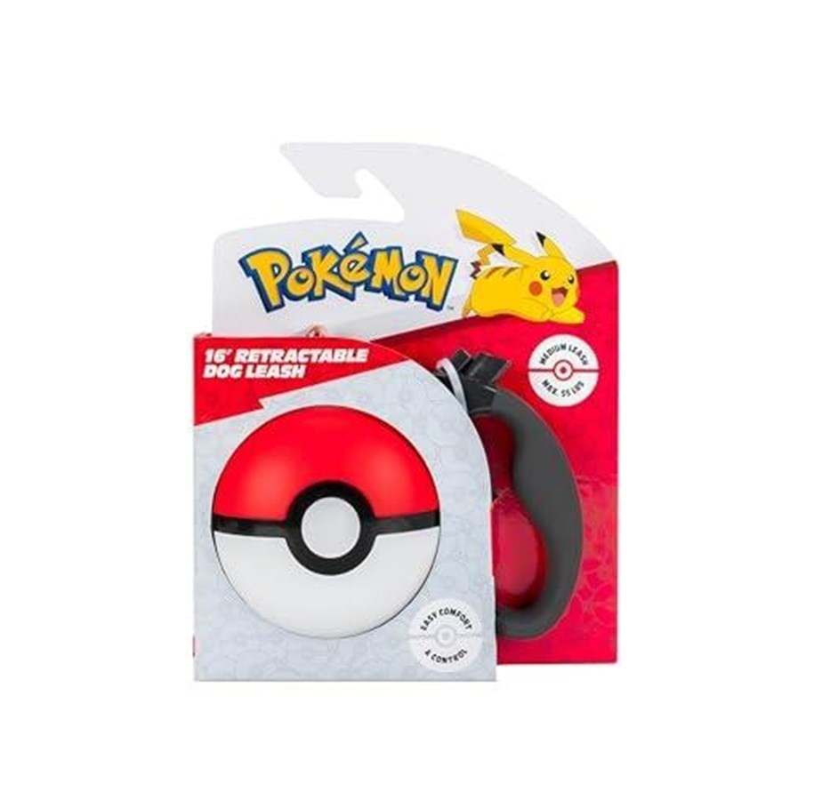 Hunde - Pokemon Pokeball Retractable Dog Leash - 0191726738053