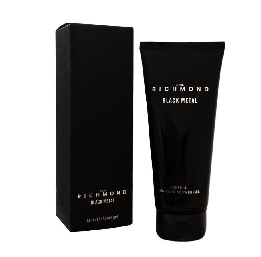 Körperpflege - John Richmond Black Metal Natural Cleansing Shower Gel 200 ml. - 8011889623206