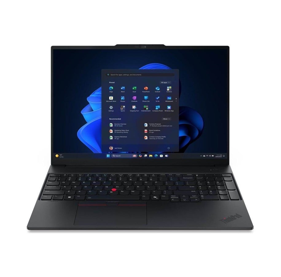 Laptops - Lenovo ThinkPad E16 Gen 3 - 16" - Intel Core Ultra 7 - 255H - 16 GB RAM - 512 GB SSD - German - 21SR000NGE