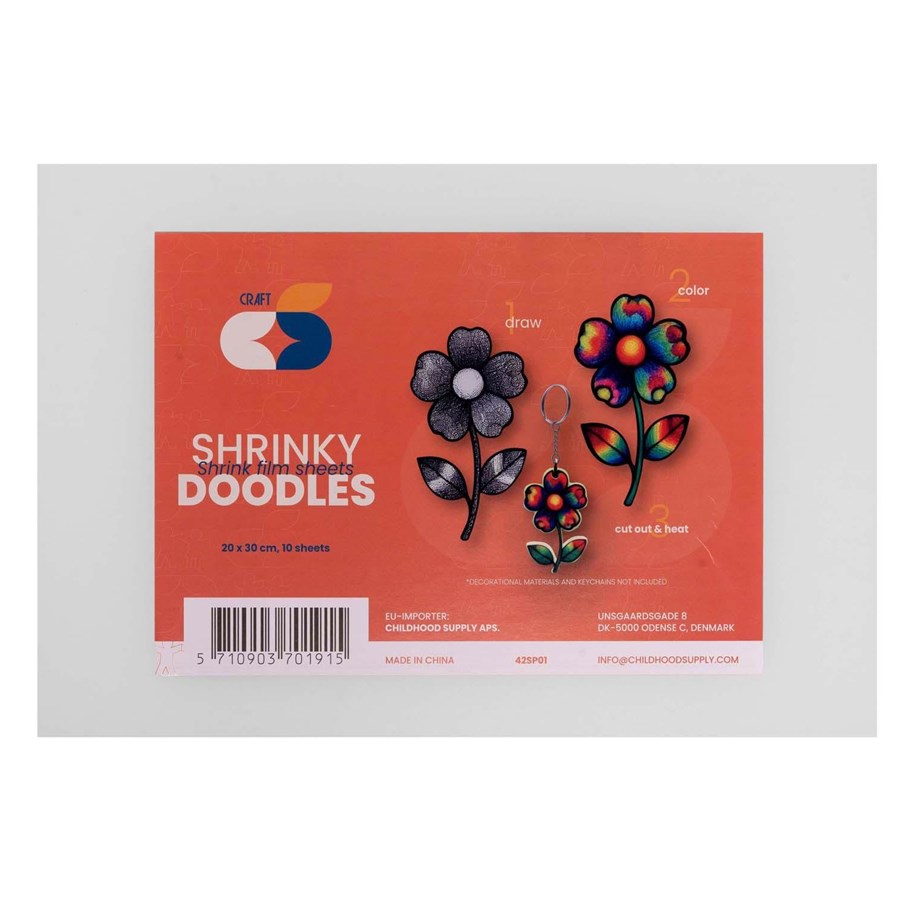 Kreativ-Spiele - Colorations - Shrink Film Drawing Sheets 20 x 30 cm 10 sheets - 42SP01