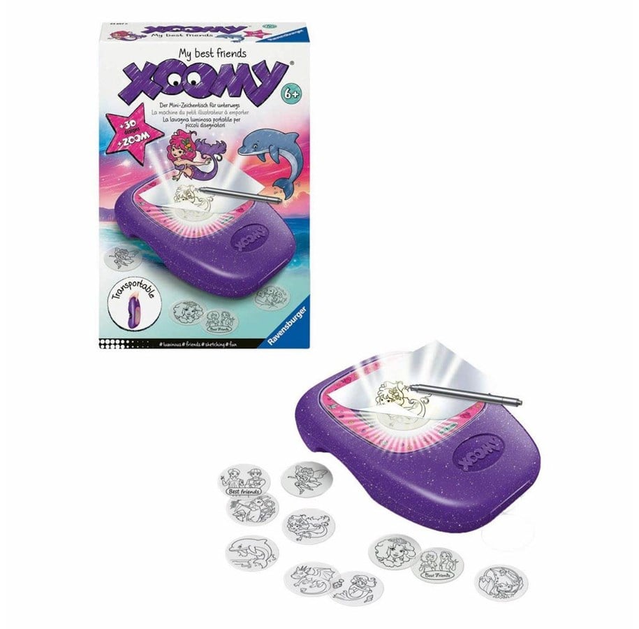 Kreativ-Spiele - Ravensburger Xoomy Drawing Projector Midi Compact My Best Friends - 236978