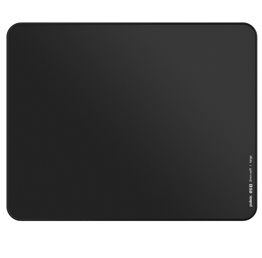 Mauspads & Zubehör - Pulsar ES1 (Medium Speed) eSports Mauspad 3mm - Large - Schwarz - PES13LB