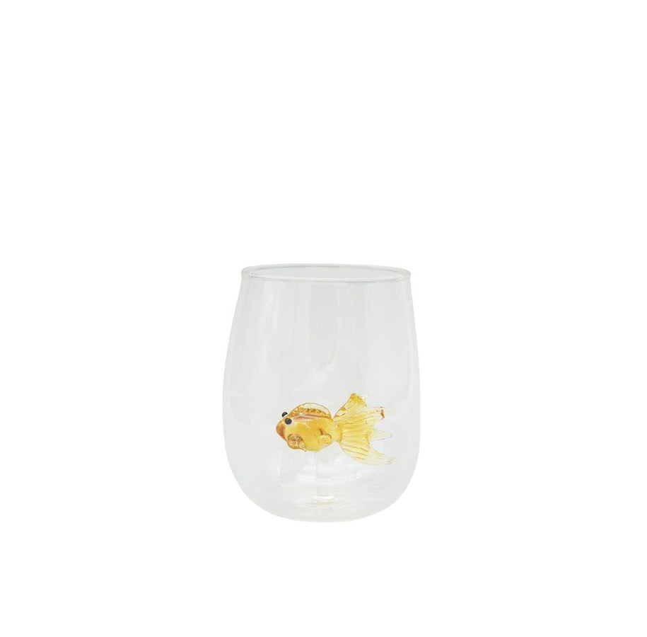Tischgedeck - Winkee - Drinking Glasses - Handmade Glasses - Goldfish - 18166
