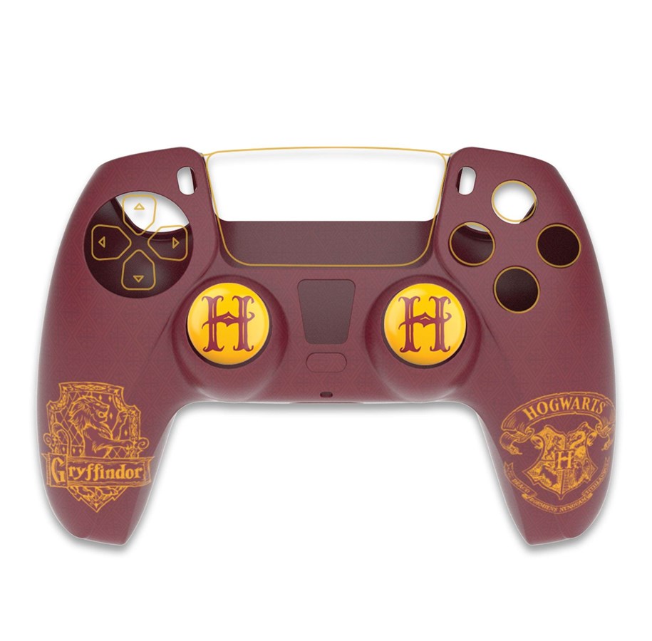 Gaming Zubehör - Freaks And Geeks Harry Potter-Silicone Case + Thumbsticks for PS5 Controller - Gryffindor - Red - Miscellaneous Zubehör für Spielkonsole - 150032b