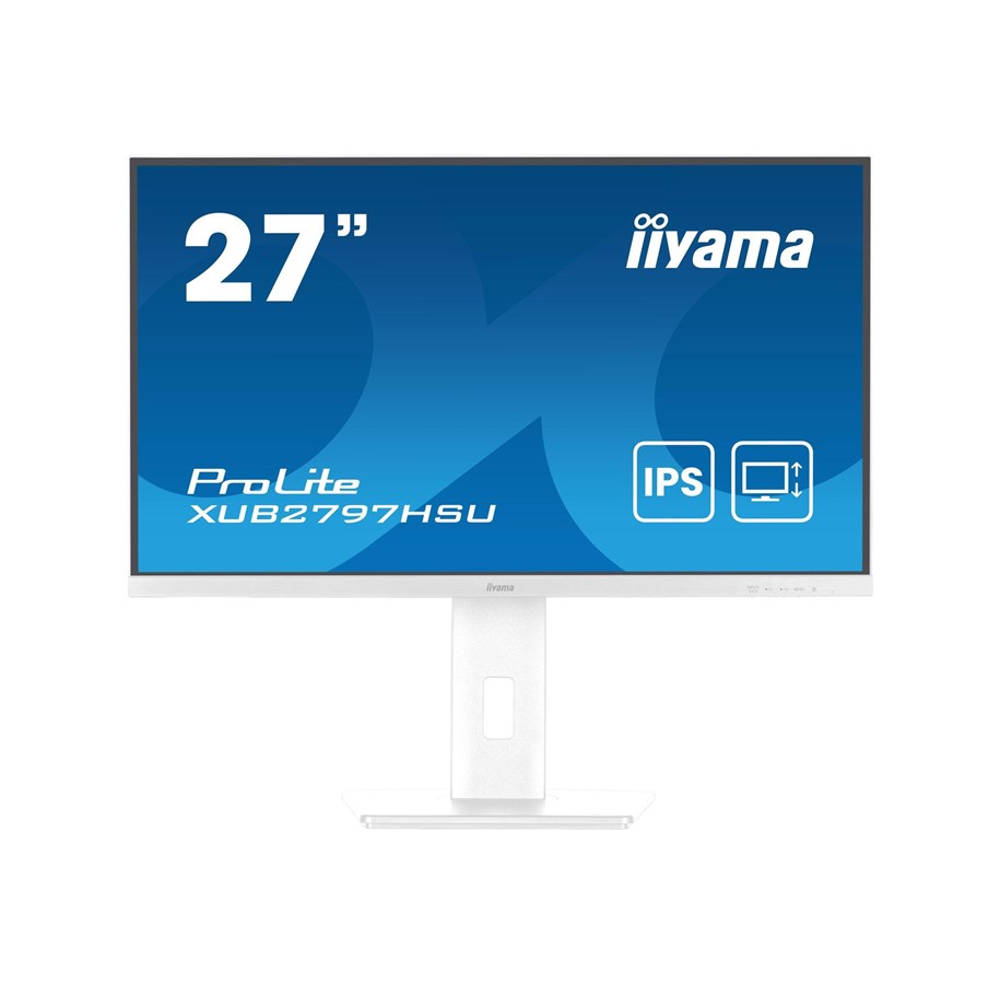 Monitor - 27" iiyama XUB2797HSU-W2 - 1920x1080 - 100Hz - IPS - XUB2797HSU-W2