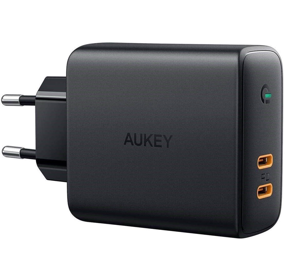 Handys - Adapter und Ladegeräte - Aukey PA-D5 Wall Charger 63W - Black - PA-D5