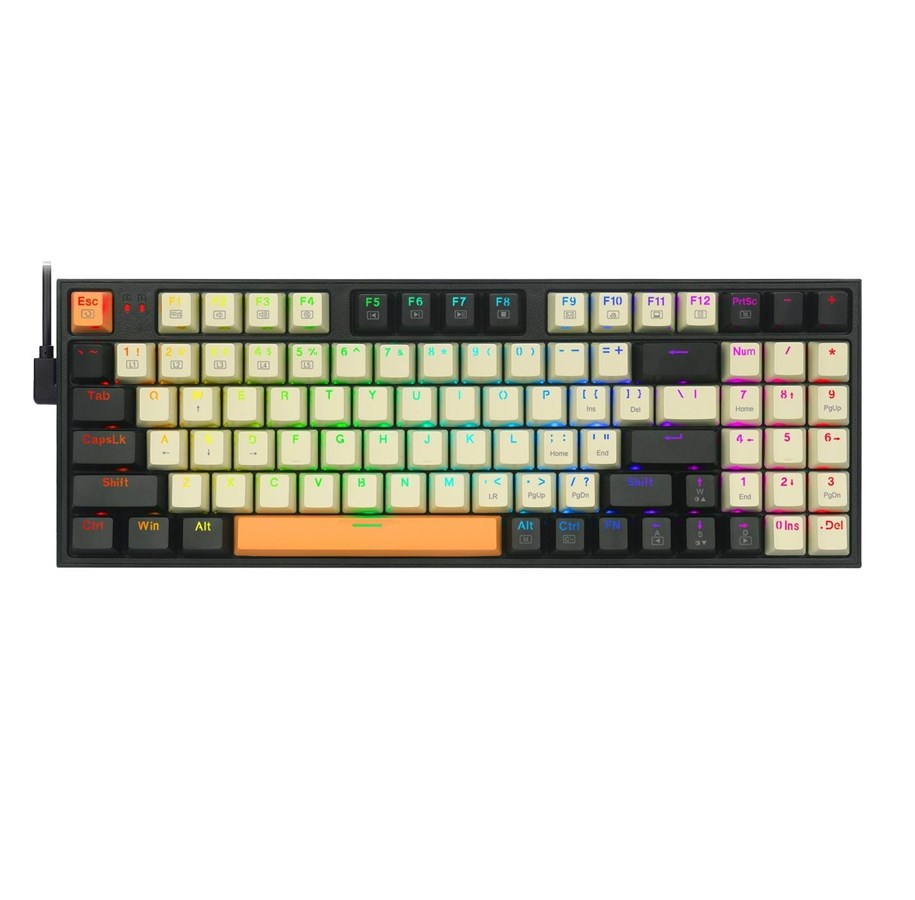 Tastaturen - REDRAGON K636 CLO-RGB Kitava keyboard - Gaming Tastatur - 96% - Englisch (US) - Schwarz - K636CLO-RGB