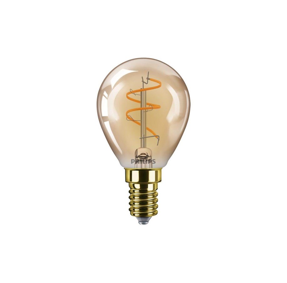 LED-Birnen - Philips LED-Lampe Vintage P45 Mini-ball 270lm 3.1W/918 (25W) Dimmable Amber E14 - 929004584101