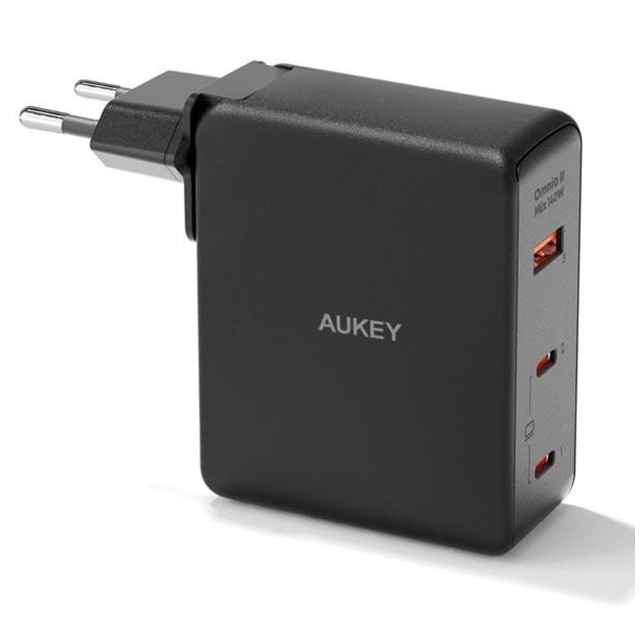 Handys - Adapter und Ladegeräte - Aukey PA-B7O Omnia II Mix 140W Wall Charger - PA-B7O