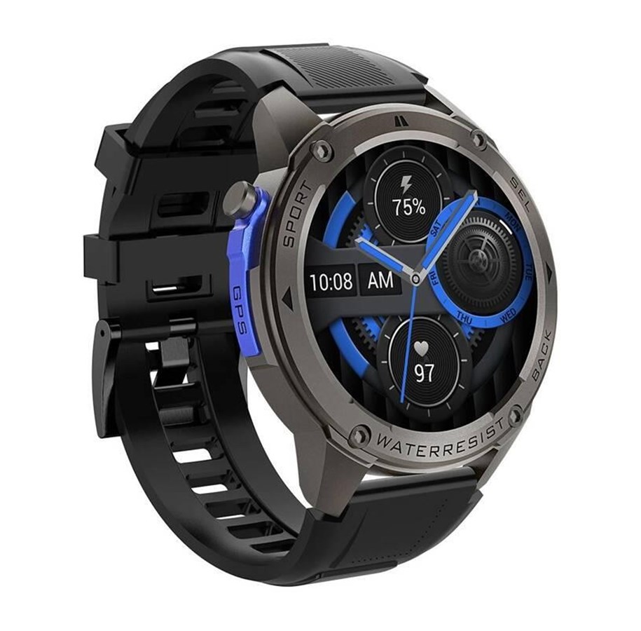 Smartwatches, Pulsuhren, Sportuhren & Schrittzähler - BlitzWolf BW-Voyager1 Smartwatch - Black - BW-Voyager1 black
