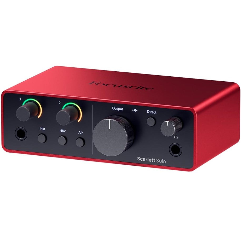 Musikinstrumente & DJ-Ausstattung - Focusrite Scarlett Solo 4th Gen - 1-in/1-out audio interface - 596948