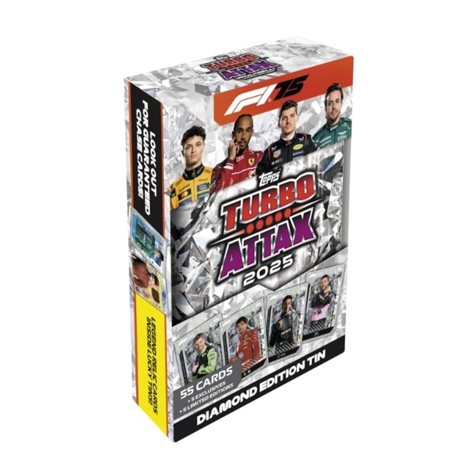 Brettspiele - Topps Formula 1 Turbo Attax Mega Tin Diamond - F1TA25-2507