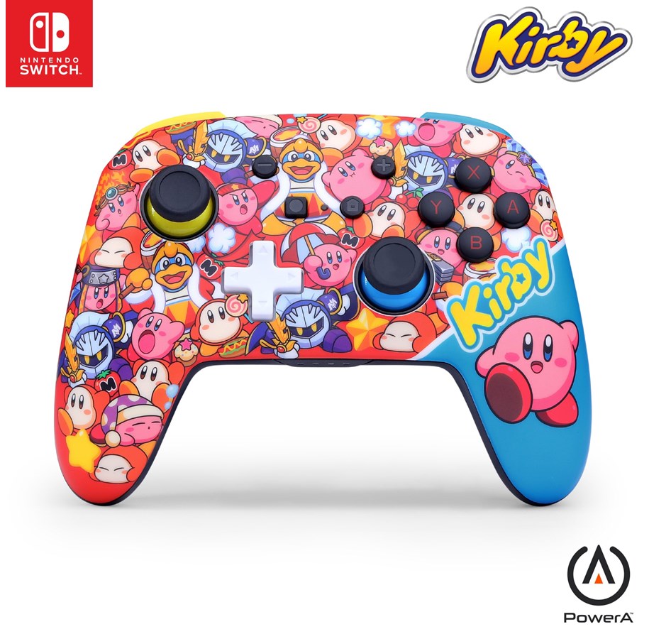 Gaming Zubehör - PowerA Enhanced Wireless Controller for Nintendo Switch - World of Kirby - NSGP0443-01