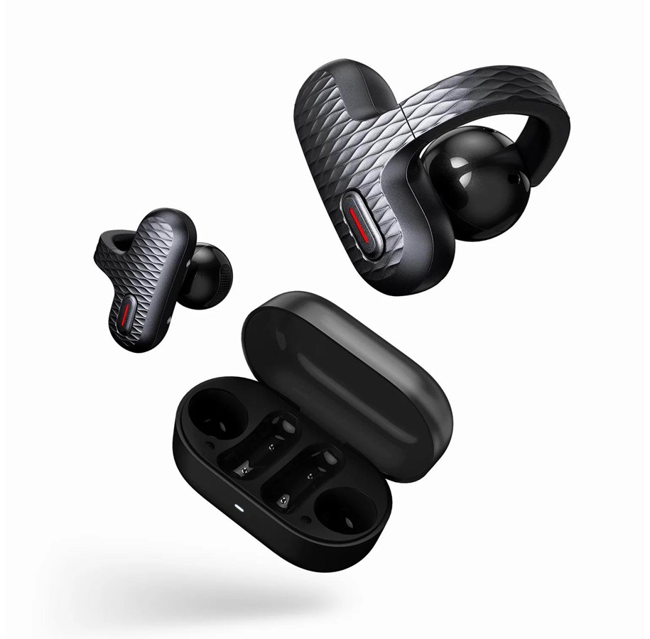 Kopfhörer/Headsets - Amazfit Up Open-Ear Earbuds - Black - W2427GL1N