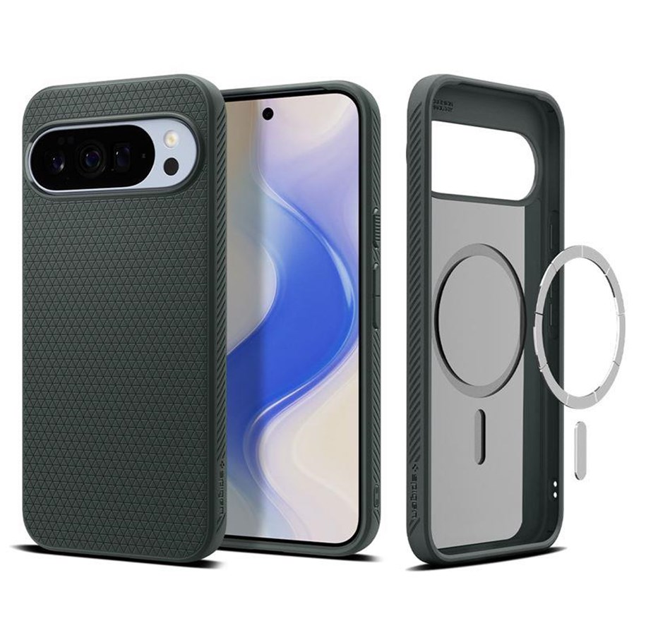 Handys - Cover & Cases - Spigen Liquid Air MagSafe - abyss green - Google Pixel 10 Pro XL - ACS09719