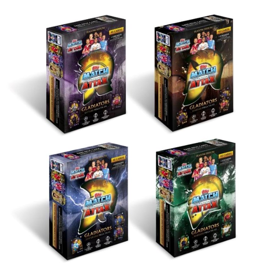 Brettspiele - Topps MATCH ATTAX CHAMPIONS LEAGUE MEGA TIN ASSORTED - UCLMA25-05