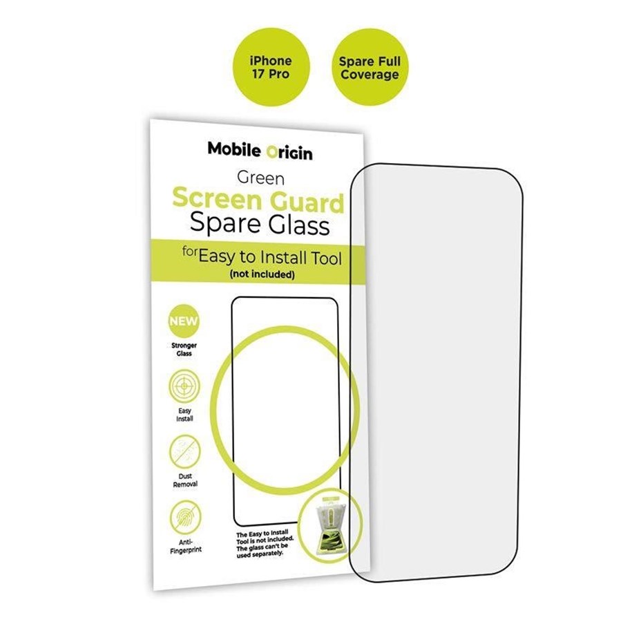 Handys - Schutzfolie - Mobile Origin Screen Guard Spare Glass Full Coverage - iPhone 17 Pro - SGA-SP-F-i17Pro