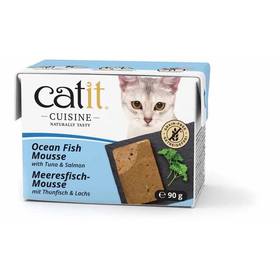 Katzen - Catit - Cuisine Wet Food for cats - Ocean fish mousse 90 g - 42140