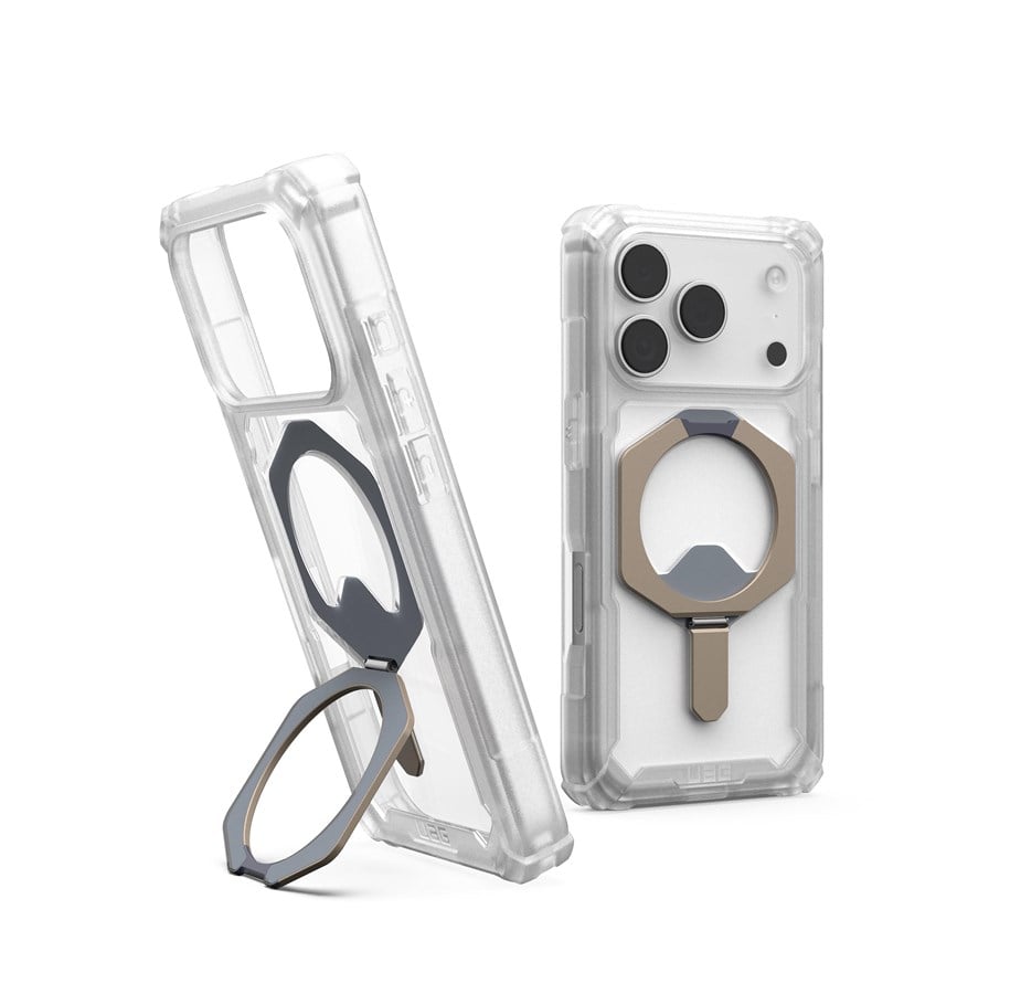 Handys - Cover & Cases - UAG Plasma XTE Magsafe - Clear/Titanium - iPhone 17 Pro - 114527114G36