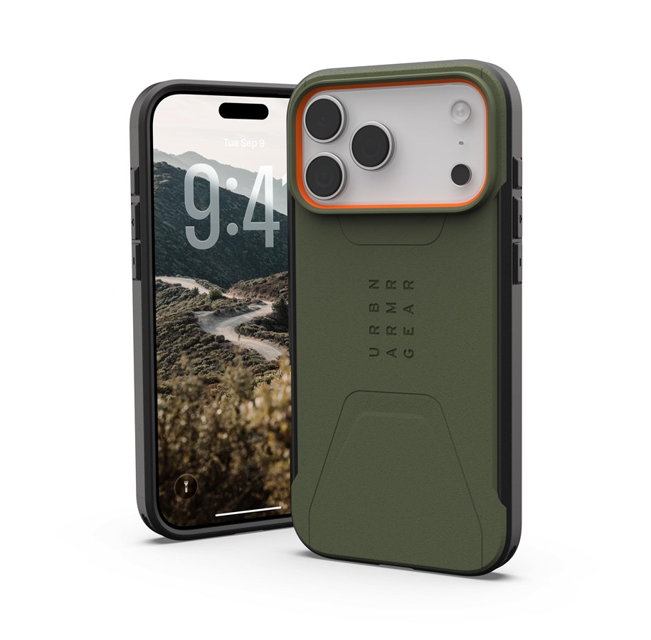 Handys - Cover & Cases - UAG Civilian Magsafe - Olive/Orange - iPhone 17 Pro Max - 114546117297
