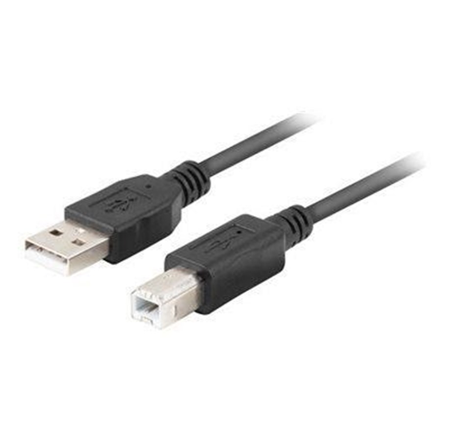 USB Kabel - Lanberg - USB cable - USB to USB Type B - CA-USBA-15CU-0010-BK