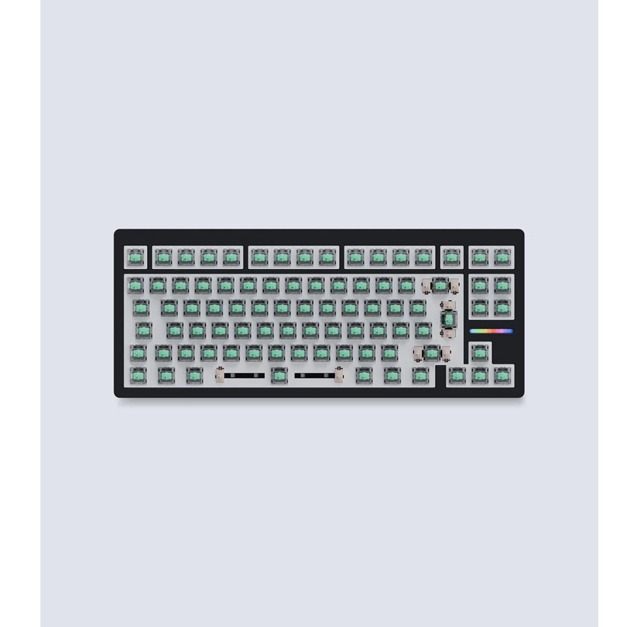 Tastaturen - Wooting 80HE - ISO - No Keycaps - Linear60 - Gaming Tastatur (TKL) - 80% - Universal - Schwarz - WK5-ISO-L60-BK1