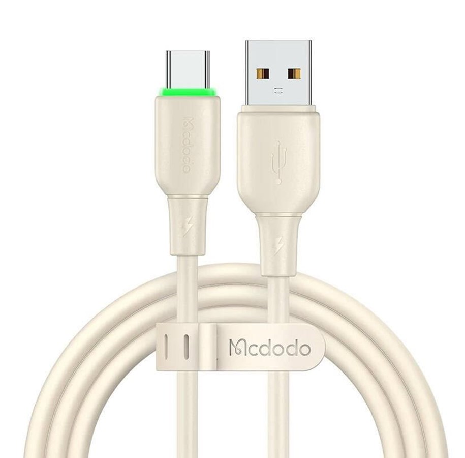 USB Kabel - Mcdodo CA-4750 USB to USB-C Cable with LED Light - CA-4750