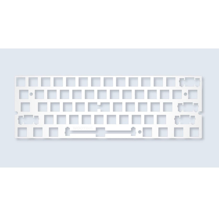 Tastaturen - Wooting 60HE PC Switch Plate - Upgrade-Zubehör - ANSI - Weiss - AC1-WK3-ANS-PC01