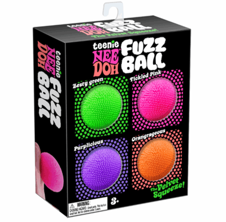 Kleine Mitbringsel für Kinder - NeeDoh Teenie Fuzz Ball 4 -Pack - 200111
