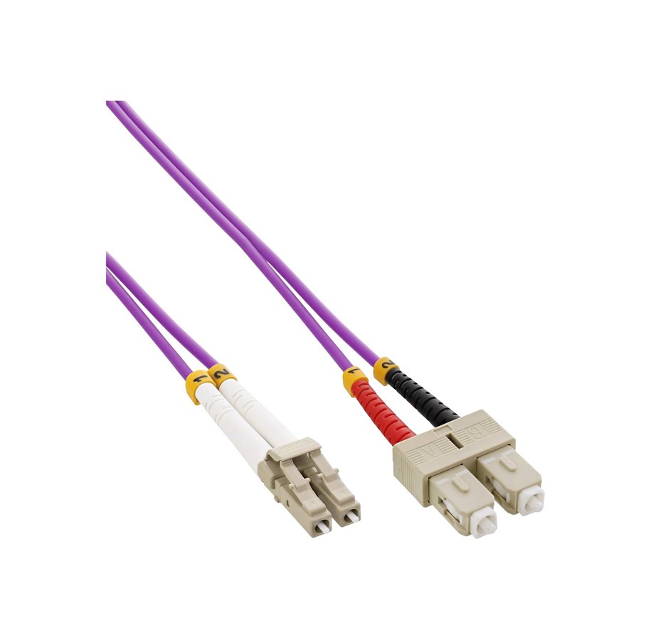 Netzwerk - Kabel - InLine patch cable - 10 m - 10 m - purple - Lila - 10 meter - 88640P