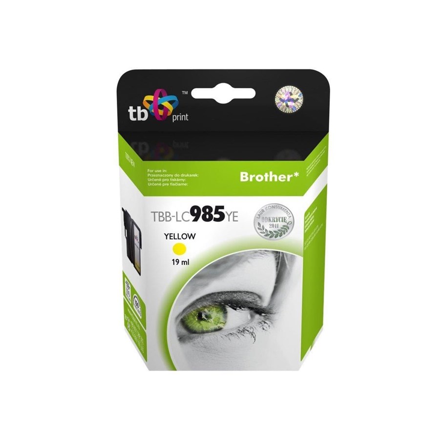 Druckerzubehör - Tinte & Toner - TB Print TB - yellow - compatible - ink cartridge (alternative for: Brother LC985Y) - TBB-LC985YE