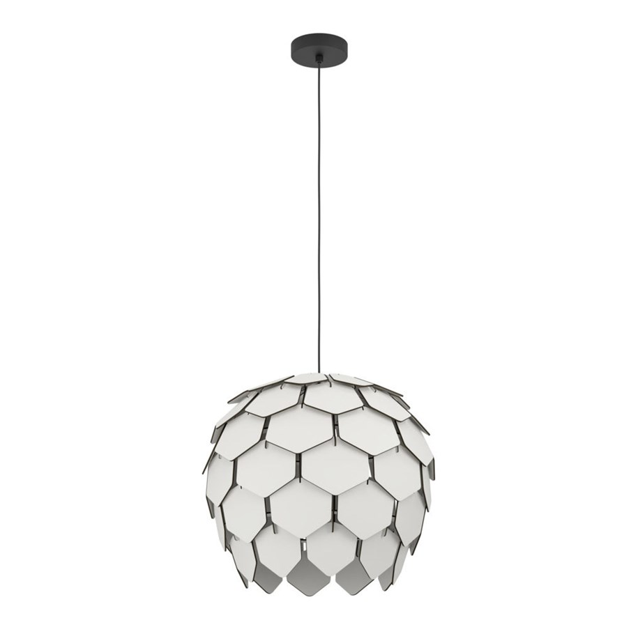 Lampen - EGLO MATTANZA PENDELLEUCHTE Ø495 E27 GRAU - 900847