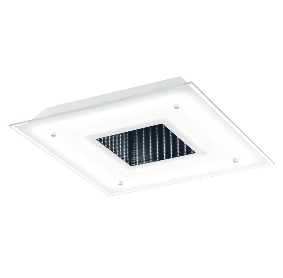 Lampen - EGLO LICOSA PLAFOND WEISS/KLAR - 93659
