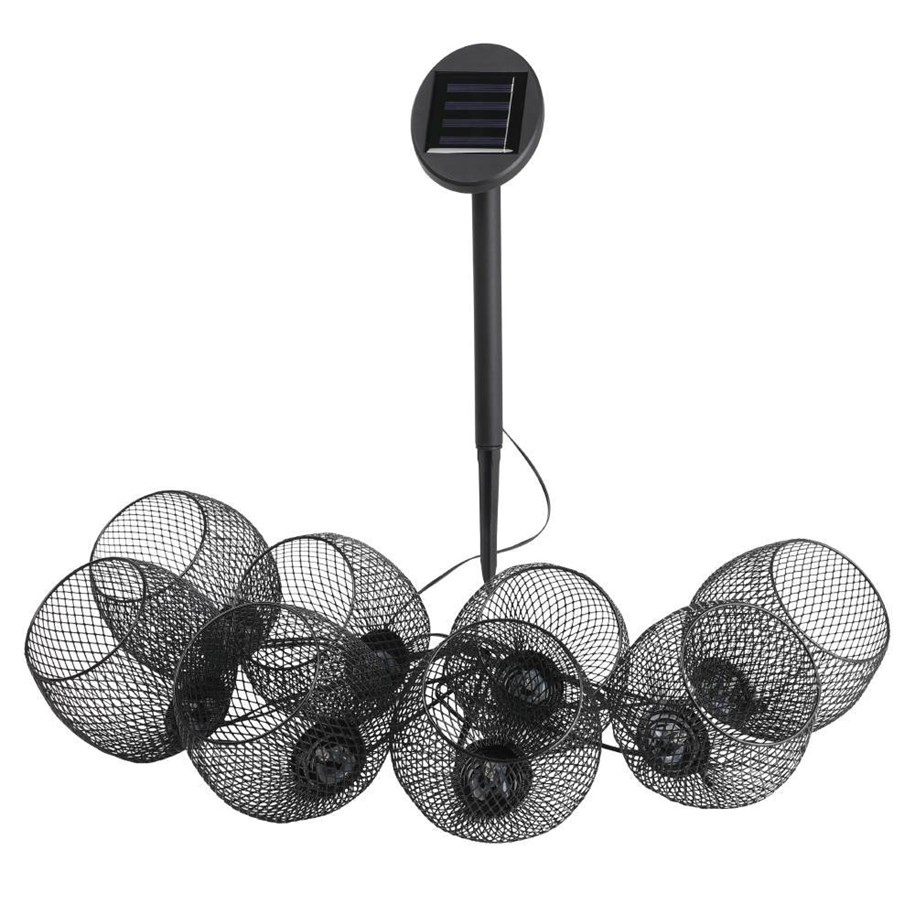 Lampen - EGLO SOLARZELLENKETTE L7000 600MA 5LM SCHWARZ - 48964