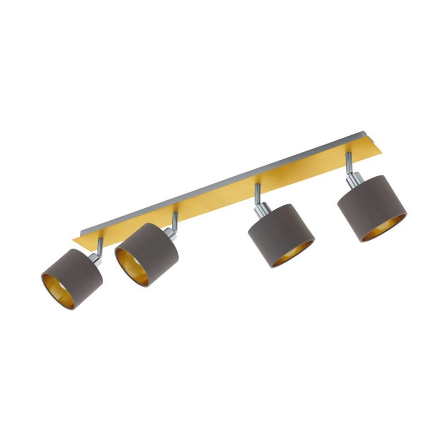 Lampen - EGLO VALBIANO SPOT 4XE14 GS/CAPPUCCINO - 97539