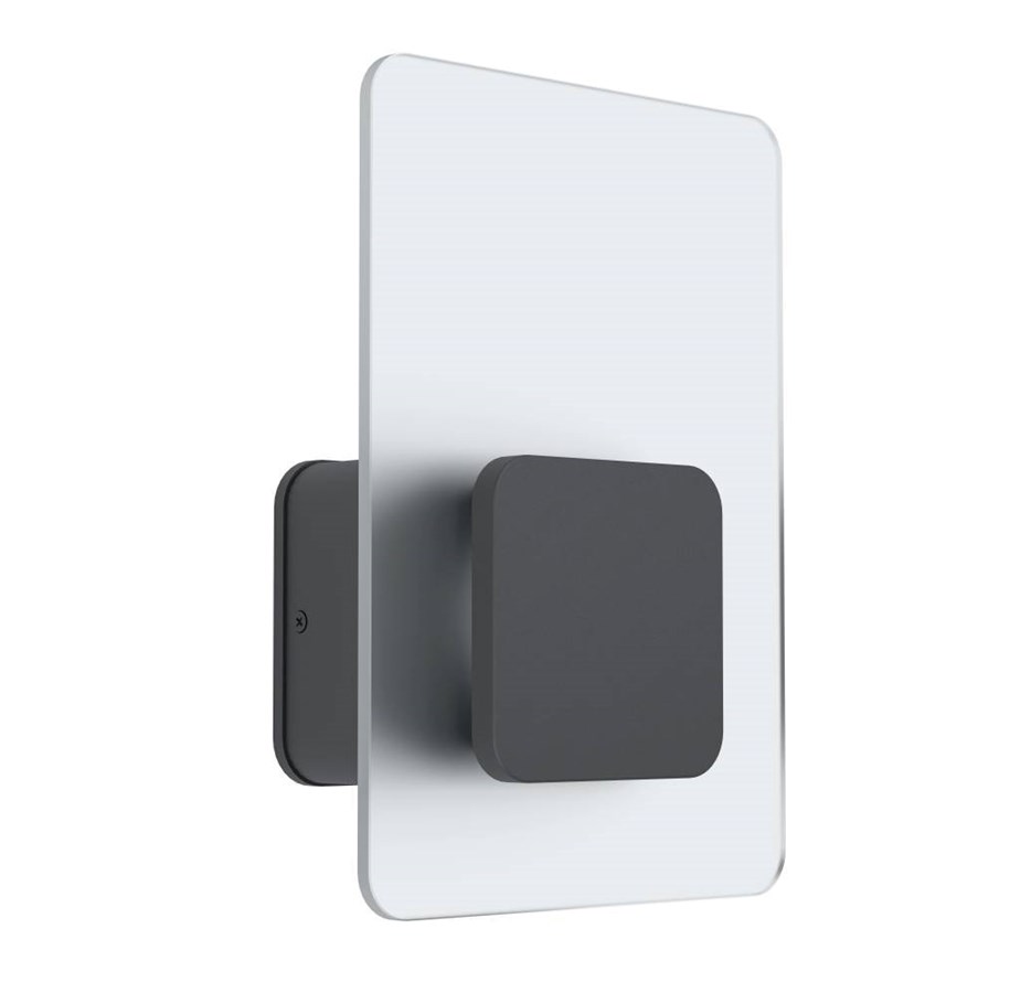 Lampen - EGLO EREDITA UDE WALL 10W 1000LM IP44 ANTHRAZIT/SATIN. - 99585